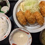 ときわ食堂 - カキフライ定食