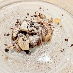 La Brianza - モンテビアンコマカダミアナッツチョコレートクラッシュ。マロンペーストにナッツショコラだなんて幸せ〜秋はモンブランしか勝たん!!って感じ♡(๑´ڡ`๑)