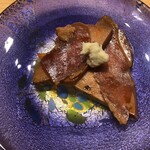 すし人 三篤 - あん肝と奈良漬のウリ