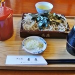 そば屋 長森 - 「のりかけそば」\800です(11/23UP)