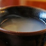 そば屋 長森 - 美味しい「そば湯」飲みますところです(11/23UP)