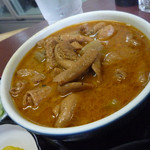 永井食堂 - もつ煮定食（もつ大）＋奴　ズームアップ