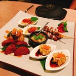 Patara Fine Thai Cuisine - 前菜の盛り合わせ