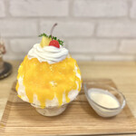 天然氷のかき氷 ひめじ官兵衛堂 - 