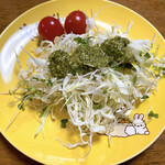 八紘学園 農産物直売所 - 【2021年09月】バジルで作ったドレッシング、いただきます。