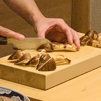 米増 - 松茸カット中