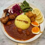 レモネード バイ レモニカ - インド風スパイスチキンカレー＋からあげ