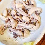 ちが崎 - 肝わさ（鰻の肝）