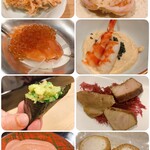 Sushi Kaiseki Dokoro Yanagi - おまかせおつまみ10品(小鉢類)