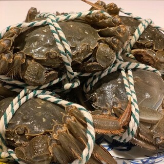 h RIHAKU - 新鮮な上海蟹たちです。