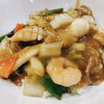 そば処 つる岡 - 中華丼