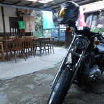 手打ちそば処 藤美 - 軒先にマシン、置けます！