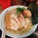 鶏そば  ムタヒロ 2号店 - 塩鶏特製　\900