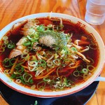 Chuuka Soba Hachihei - スープは、甘みのある真っ黒なものです。（2021.10 byジプシーくん）