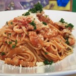 ボーノ - アマトリチャーナ・ロッソの横顔  唐辛子少な目