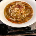 おらほのでどこ - ピリ辛ネギラーメン500円税込。絶妙のバランスで旨い！