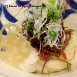 うどん工房悠々 - 肉きんぴらぶっかけうどん