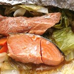 田んぼと畑のレストラン あいさいキッチン - 秋鮭ホイル焼き