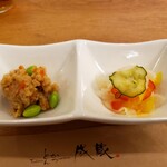 とんかつ成蔵 - 前菜