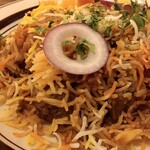 ネパールステーション - マトンビリヤニのアップ