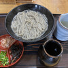 Teuchi Soba Fuugetsuan - 出雲蕎麦セットの釜揚げ蕎麦。湯呑みは蕎麦湯。