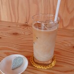 cafe stand musbu - カフェラテ　アイス　495円