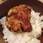 とんかつ けい太 - 唐揚げオンザライス