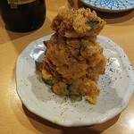 きくや - 珍しいスタイルのポテトサラダでした。