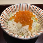 料理屋 稲家 - マコモダケご飯に筋子