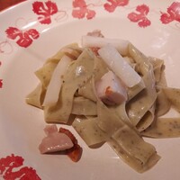 トラットリア セッテ ハイアット リージェンシー 京都 - 鶏モモ肉とカブの香草フィットチーネ