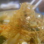 中国四川料理石林 - 五目ヤキソバ（かためん） スープの湯気で・・・