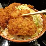 Gochisou Ya Ponta - ソースカツ丼　大（ご飯多め）1,150円