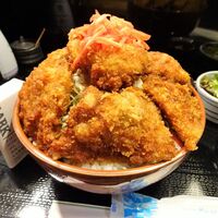 ごちそう家 ぽん太 八丁堀店 - ソースカツ丼　大（ご飯多め）1,150円