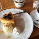 ミオール館 - 料理写真:黒豆チーズケーキ
