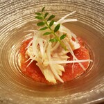 鉄板焼 grow - 上ミノの湯引き