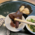 すしてつ - アミタケ　茹でるとレバーの様ですね〜