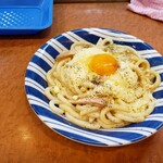 都そば - 和風カルボナーラうどん