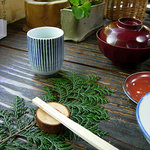 山菜料理 みたき園 - 箸おきも杉で。。