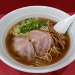 Koukarou - 魚醤油ラーメン(大盛)