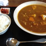 大衆食堂正広 - カレーラーメンセット ￥1000