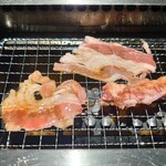 Yakiniku Raiku - Wカルビプレート200㌘@¥1140