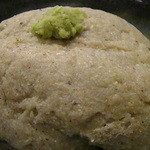 そばがき粗挽きアップ