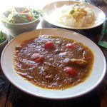 スパイスカフェ - かきカレー大盛り(ランチに+600円)