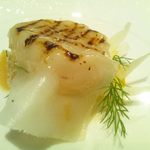 アルティスタ， - 帆立のグリル　ラルド添え１４００円