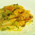 アルティスタ， - 魚介とカラスミのカバティエッティ