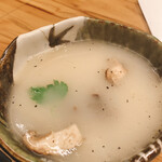 京の焼肉処 弘 - テールスープ