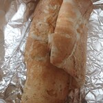 パスパティ - ナンは焼きたてをくるくるラップで巻いてくれます
