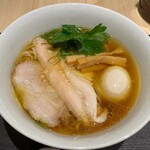 超純水採麺 天国屋 - 鶏醤油らぁめん＋味玉