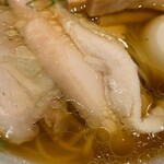 超純水採麺 天国屋 - 鶏醤油らぁめん＋味玉アップ