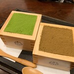 マッチャ ハウス 抹茶館 - 宇治抹茶とほうじ茶のティラミス